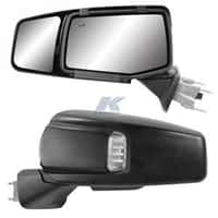 K-Source Snap-on Towing Mirror Set for Chevrolet & GMC Image 1