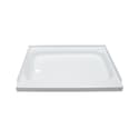 Shower Pan with Left Drain; 24" x 36" (White) Image 1