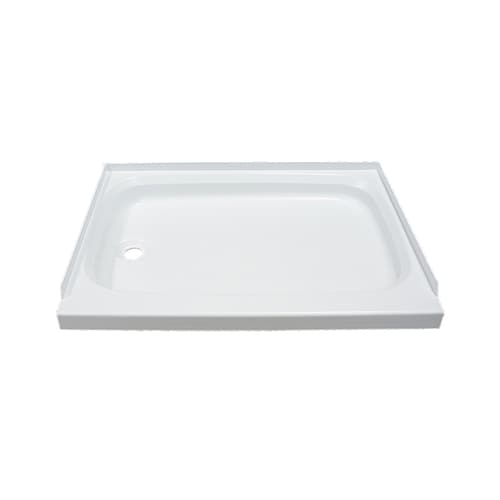 Shower Pan with Left Drain; 24" x 36" (White) Image 1