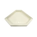 Neo Angle Shower Pan with Center Drain ans 5" Apron; 34" x 34" (Parchment) Image 2