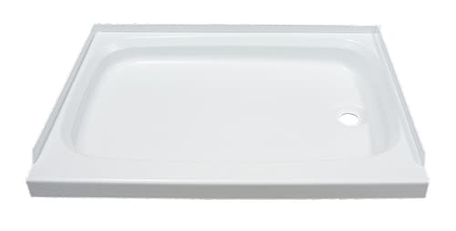Shower Pan with Right Drain; 24" x 32" (White) Image 1