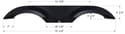 Icon 1776 Tandem Fender Skirt FS 1770 Image 1