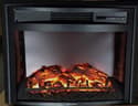 Greystone Curved 26-Inch Electric Fireplace and Trim Kit Image 1