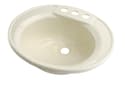 Oval Lavatory Sink - 14" x 17" (Parchment) Image 2