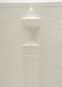 Neo Angle Shower Wall Surround; 34'x 34'x 68' - Slate (Parchment) Image 1