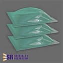 3-Pack Rectangle Clear Skylights Image 1