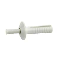 1' Plastic Rivet - White Image 1