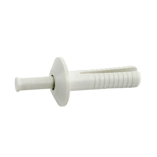 1' Plastic Rivet - White Image 1