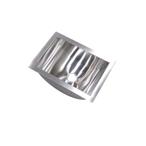Trough Sink; 14" x 10" x 6 (Stainless Steel) Image 1