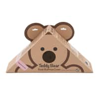 28" x 74" x 3" - Chocolate Teddy Bear Bunk Mat Cover Image 1