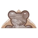 50" x 74" x 3" - Chocolate Teddy Bear Bunk Mat Cover Image 1
