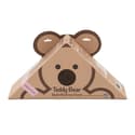 50" x 74" x 3" - Chocolate Teddy Bear Bunk Mat Cover Image 3