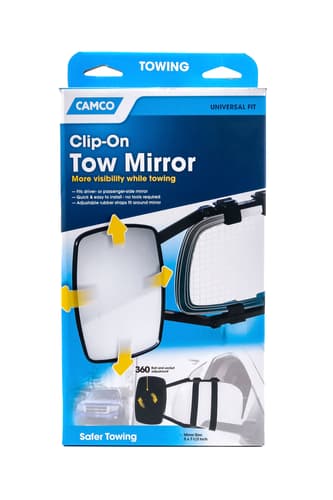 Towing Mirror Clamp-On - Single Mirror Image 1