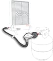 Low Pressure Regulator & Hose - 12' Image 1