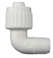 1/2" Flare x 3/8" MPT Elbow Adapter Image 1