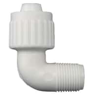 1/2" Flare x 3/8" MPT Elbow Adapter Image 1