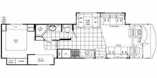 38' 2007 Damon Challenger 376 w/2 Slides - Bunk House Floorplan