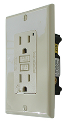 Ground Fault Circuit Interrupter Receptacle, White