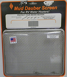 JCJ W-200 Mud Dauber Screen for RV Water Heater 