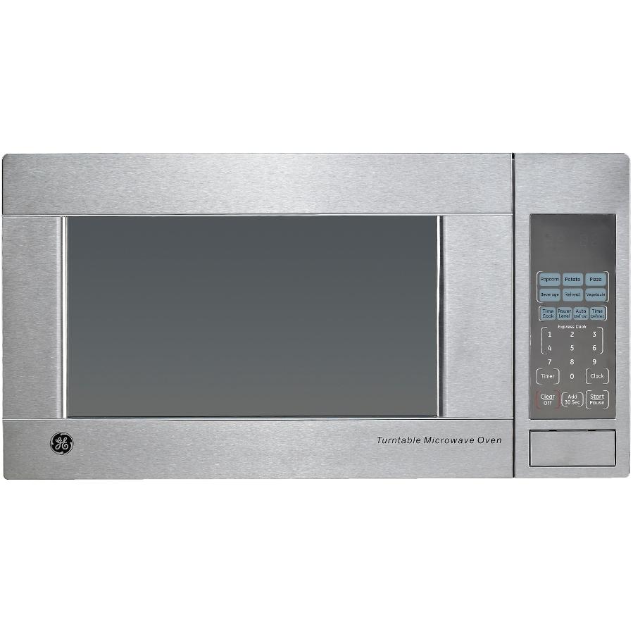 Ge 1100 Watt 1 1 Cu Ft Stainless Steel Countertop Microwave Oven