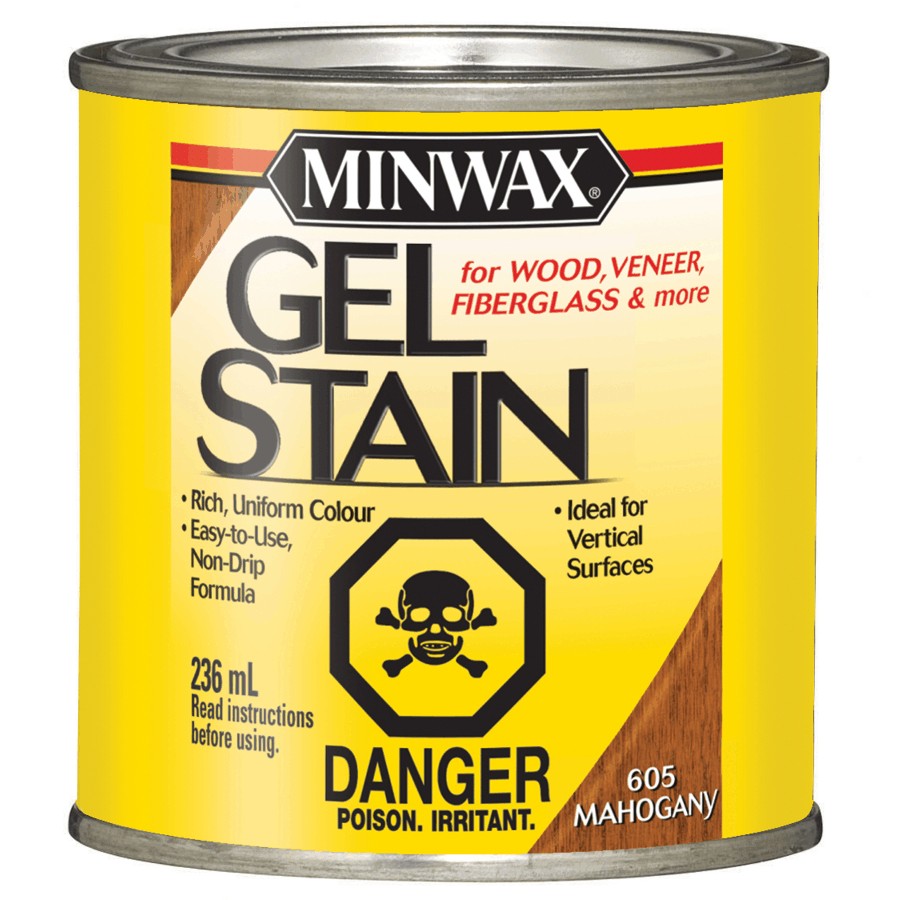 Minwax 236ml Mahogany Gel Stain Home Hardware