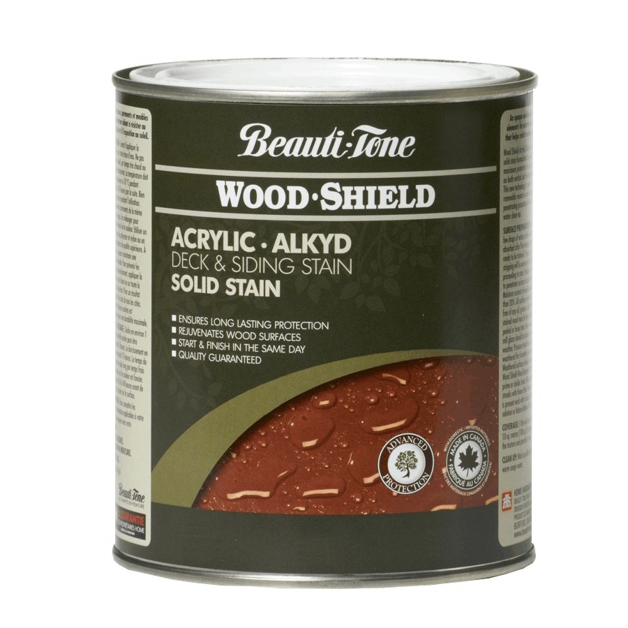 Beauti Tone 911ml Solid Cedar Alkyd Acrylic Wood Stain Home Hardware