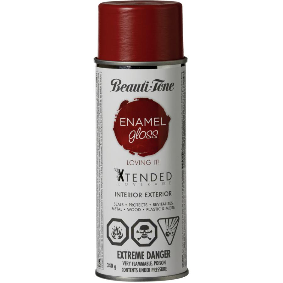 Beauti Tone 340g Interior Exterior Loving It Bright Red High Gloss Solvent Paint Home Hardware