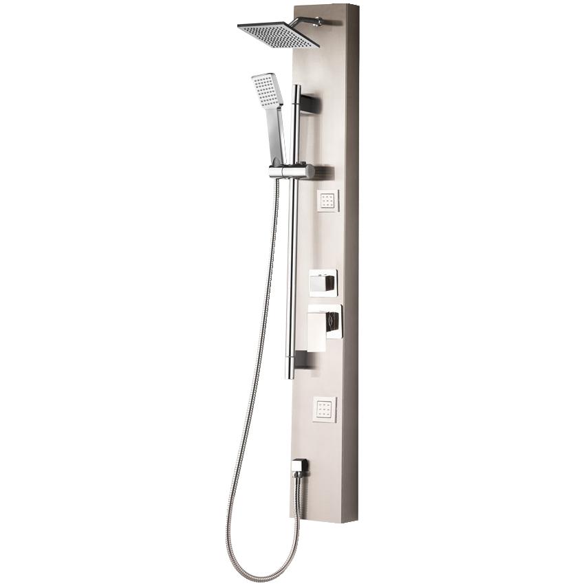 Kebo Nickel Chrome Finish Pressure Balanced Shower Faucet Column