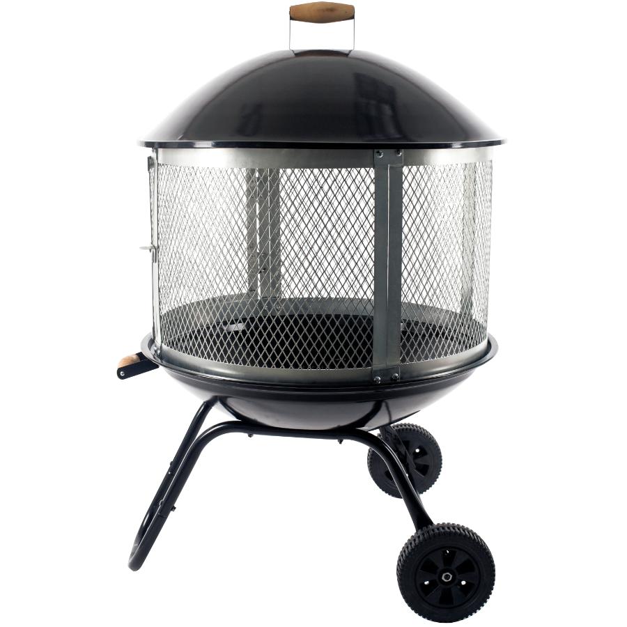 Hearth 30 Wood Burning Round Firebowl, Fire Pit Cage Top