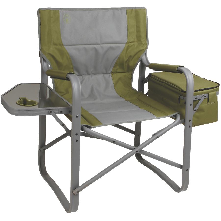 Coleman Aluminum Directors Camping Chair With Side Table