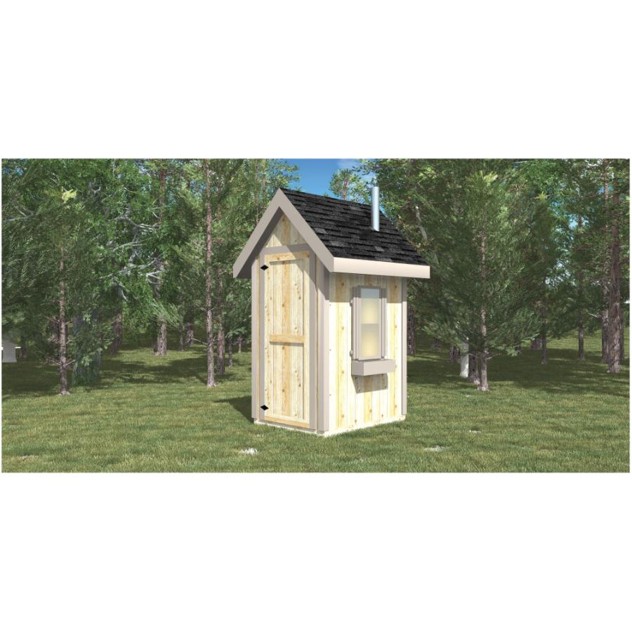 4 X 5 Pit Toilet Outhouse Home Hardware