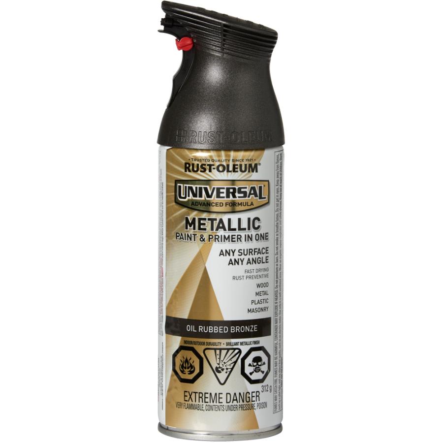 Rust Oleum 312g Universal Oil Rubbed Bronze Metallic Aerosol