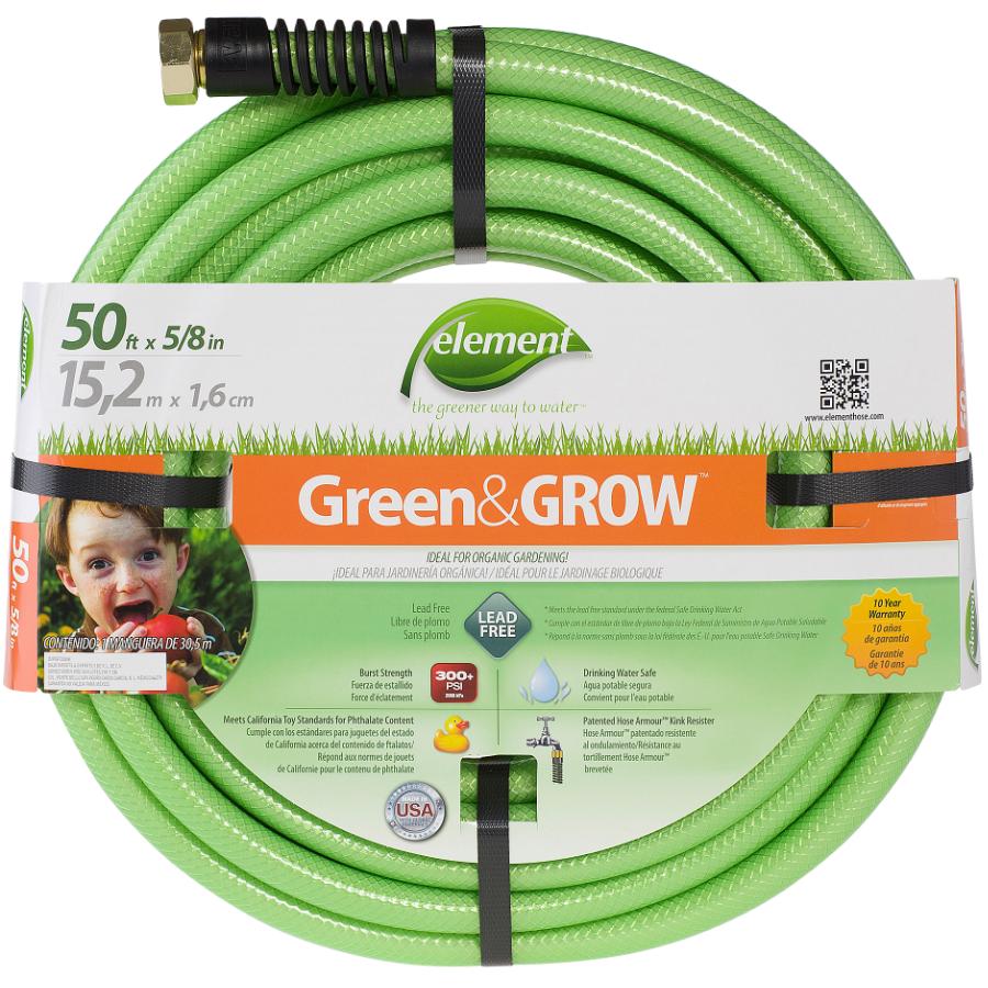 Element 5 8 X50 Green Grow Eco Friendly Garden Hose Home Hardware