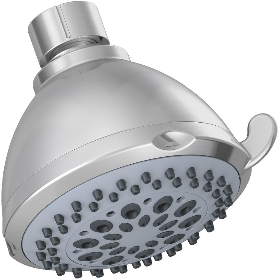 Eurostream Brushed Nickel 5 Setting Wall Mount Showerhead Home