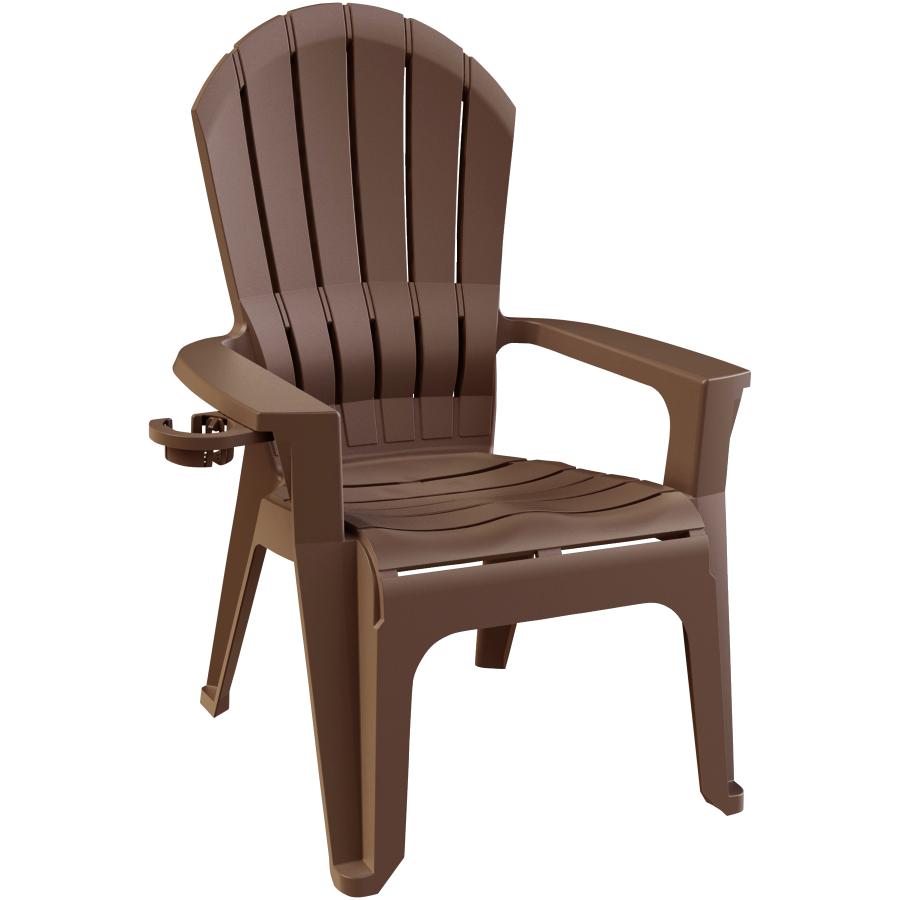 Adams Earth Brown Big Easy Stacking Adirondack Chair Home