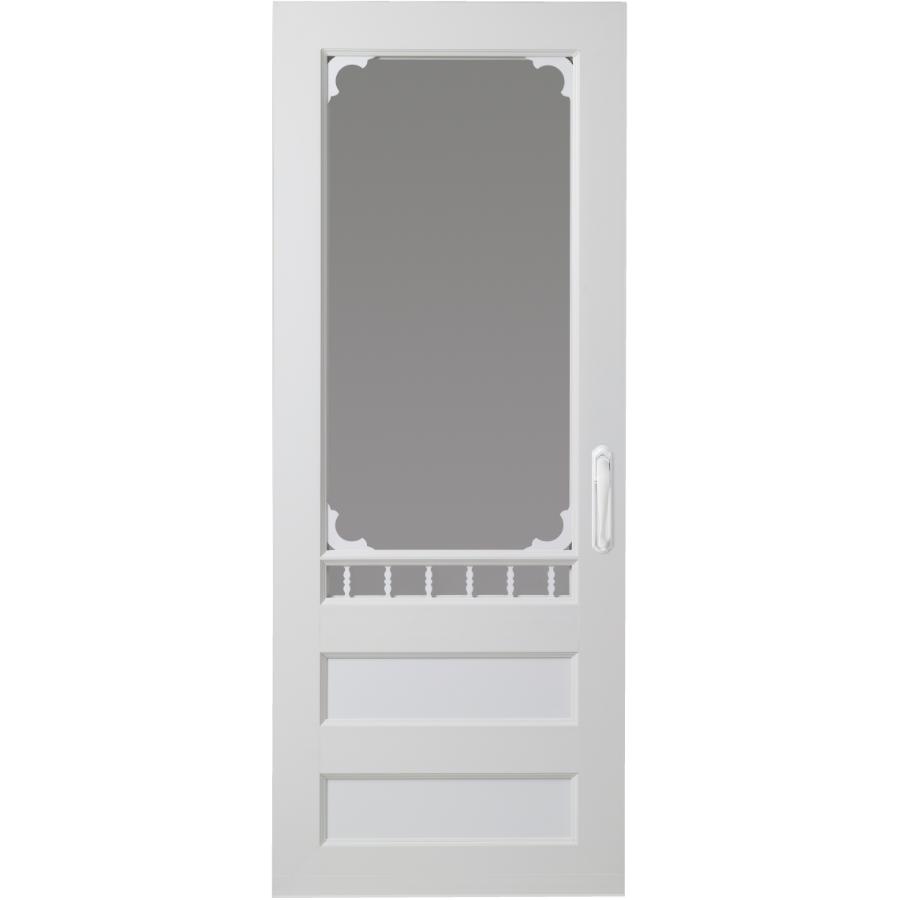 Amherst 32 X 80 Wellington White Pvc Storm Door Home Hardware