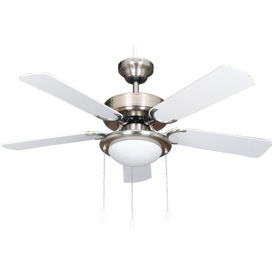 Canarm Eclipse 42 5 Blade White Pewter Ceiling Fan With