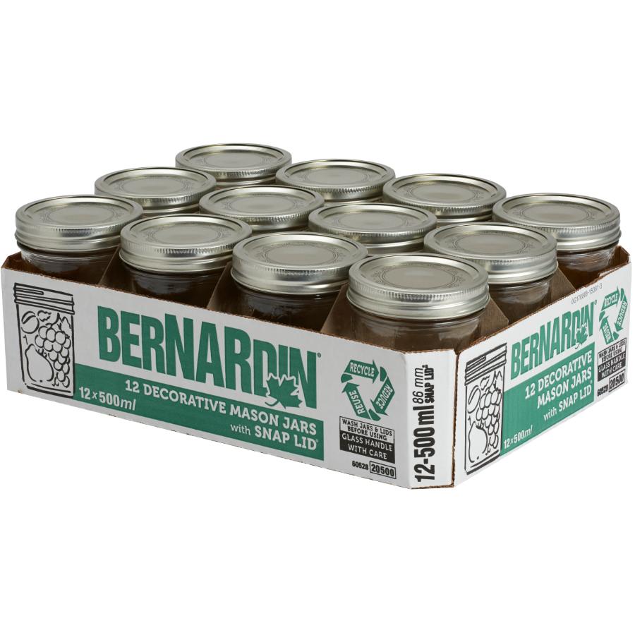 500 Ml Bernardin Mason Jars Smooth Cookware Canning