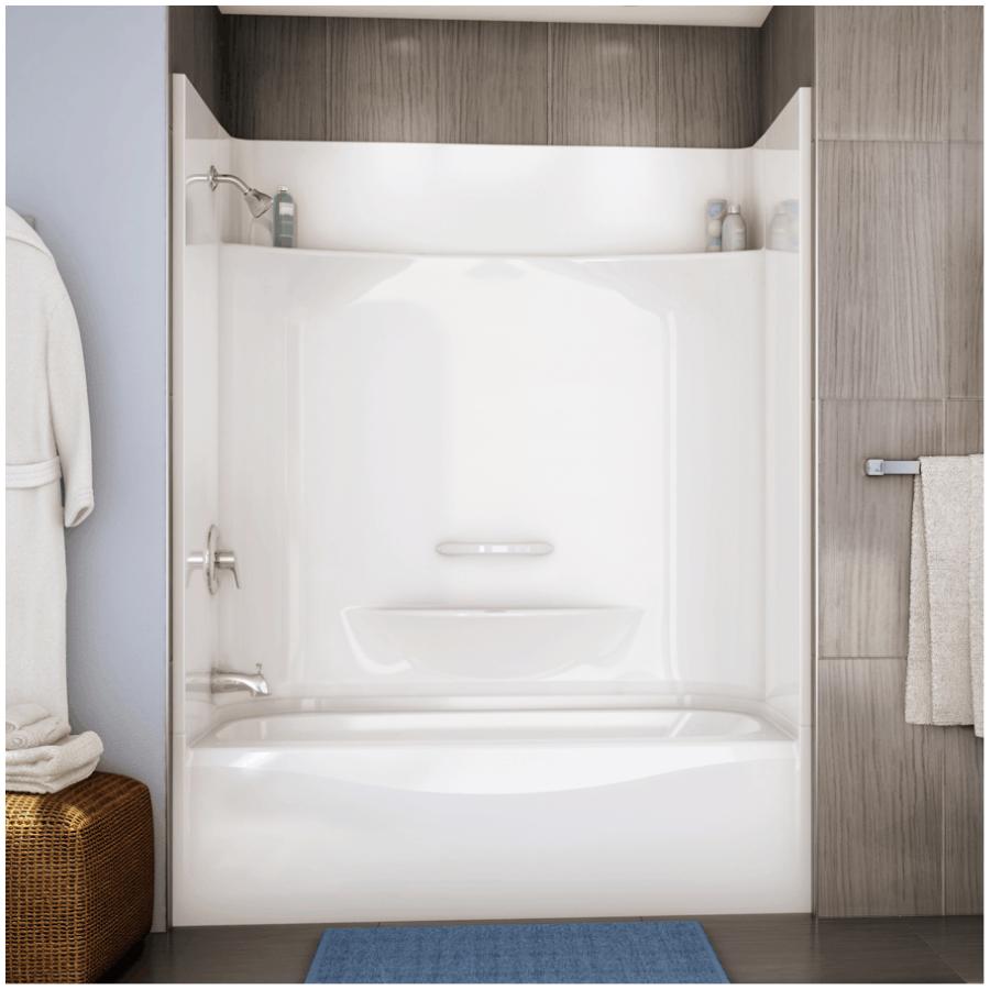 Maax Essence 6030 Drain Tub Shower, 3 Piece Bathtub Installation