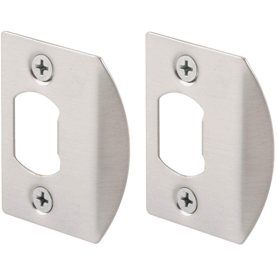 Prime Line 2 Pack Satin Nickel Door Strike Plates Home Hardware