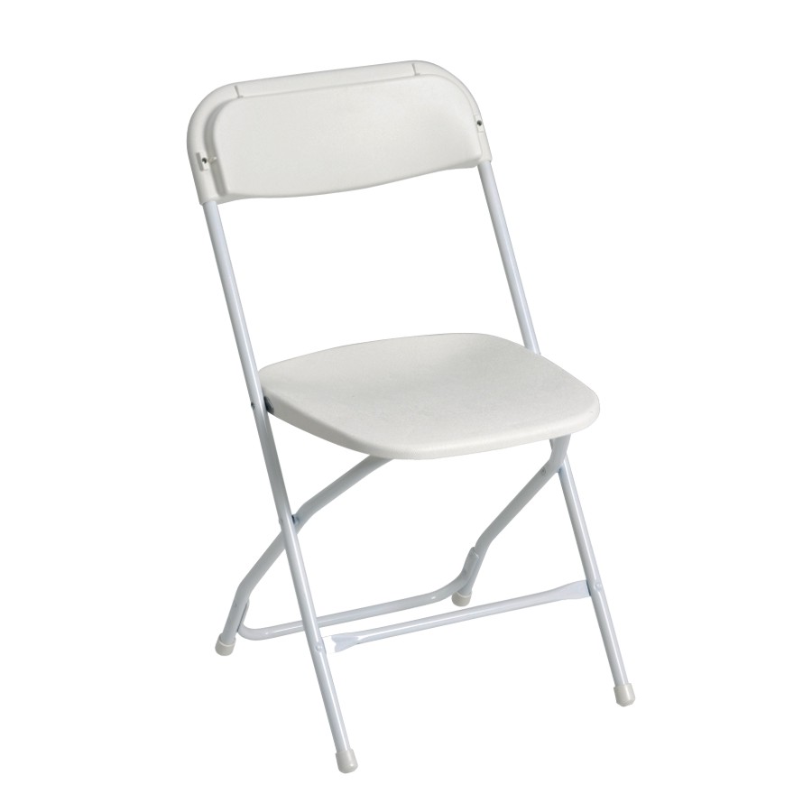 Home White Plastic Folding Chair Home Hardware