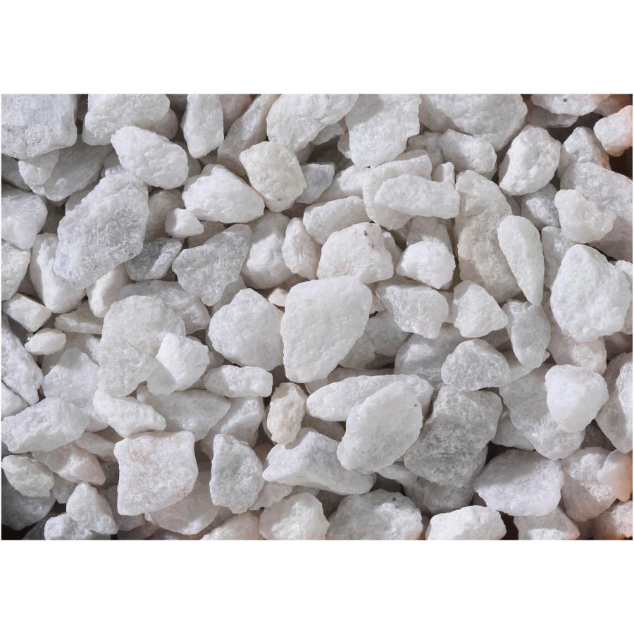 White Marble Garden Stones, Cost Of White Stones For Landscaping
