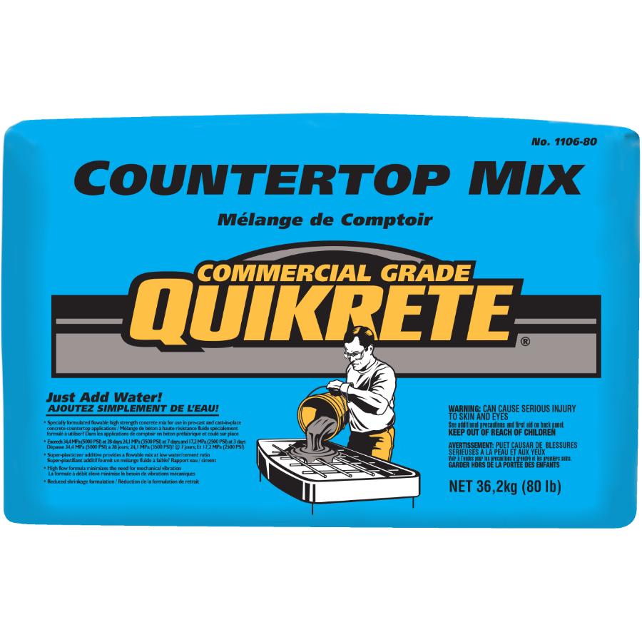 Quikrete 36 3kg Countertop Mix Concrete Home Hardware
