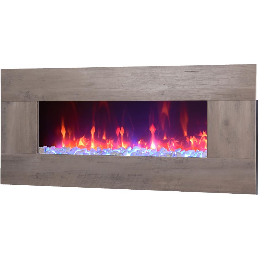 Muskoka 42 Wall Mount Electric Fireplace With Reversible Frame