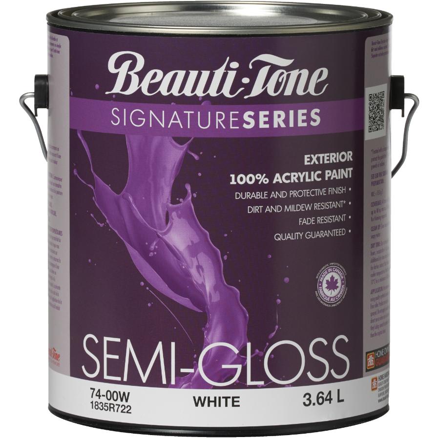Beauti Tone 3 64l White Base Semi Gloss Exterior Latex Paint Home Hardware
