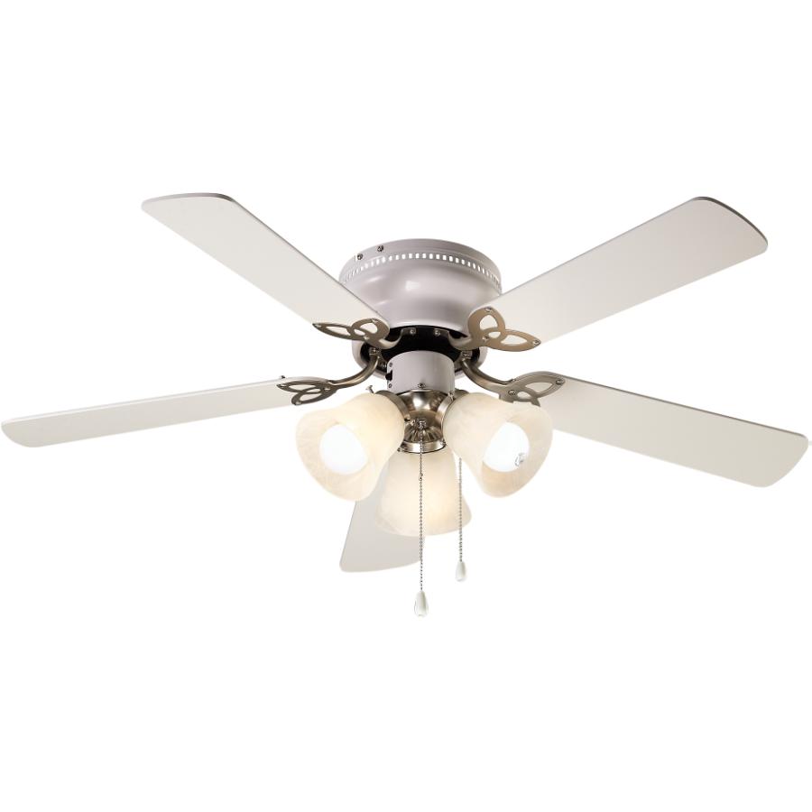 Canarm Maria 42 5 Blade White Ceiling Fan With Light Home