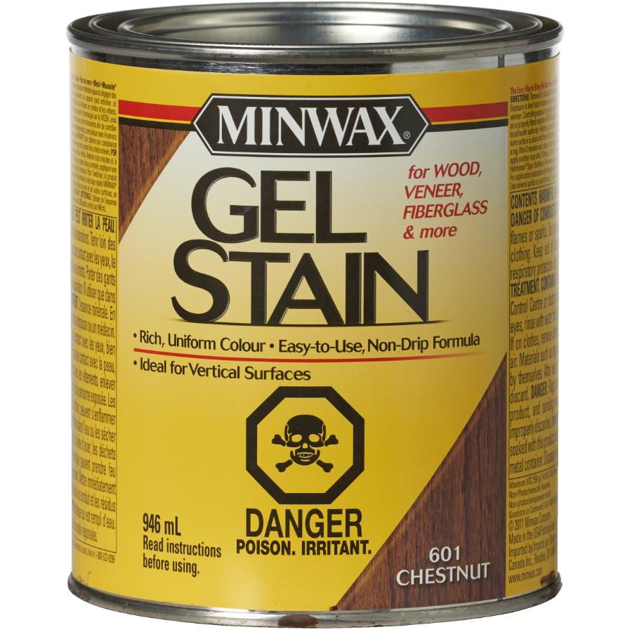Minwax 946ml Chestnut Gel Stain Home Hardware