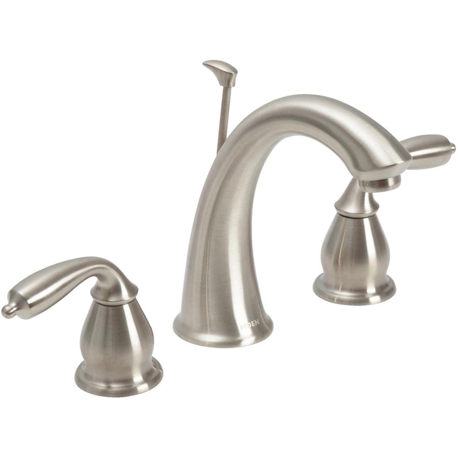 Moen Bayhill 8 16 Nickel Bathroom Faucet Home Hardware