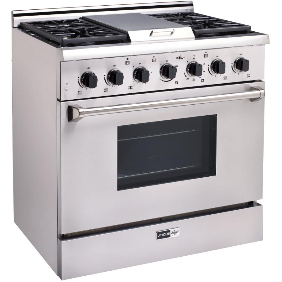 Unique 36 Stainless Steel Off Grid Propane Range Home Hardware