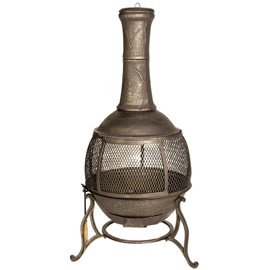 Deckmatecast Iron Chiminea Outdoor Fireplace Home Hardware